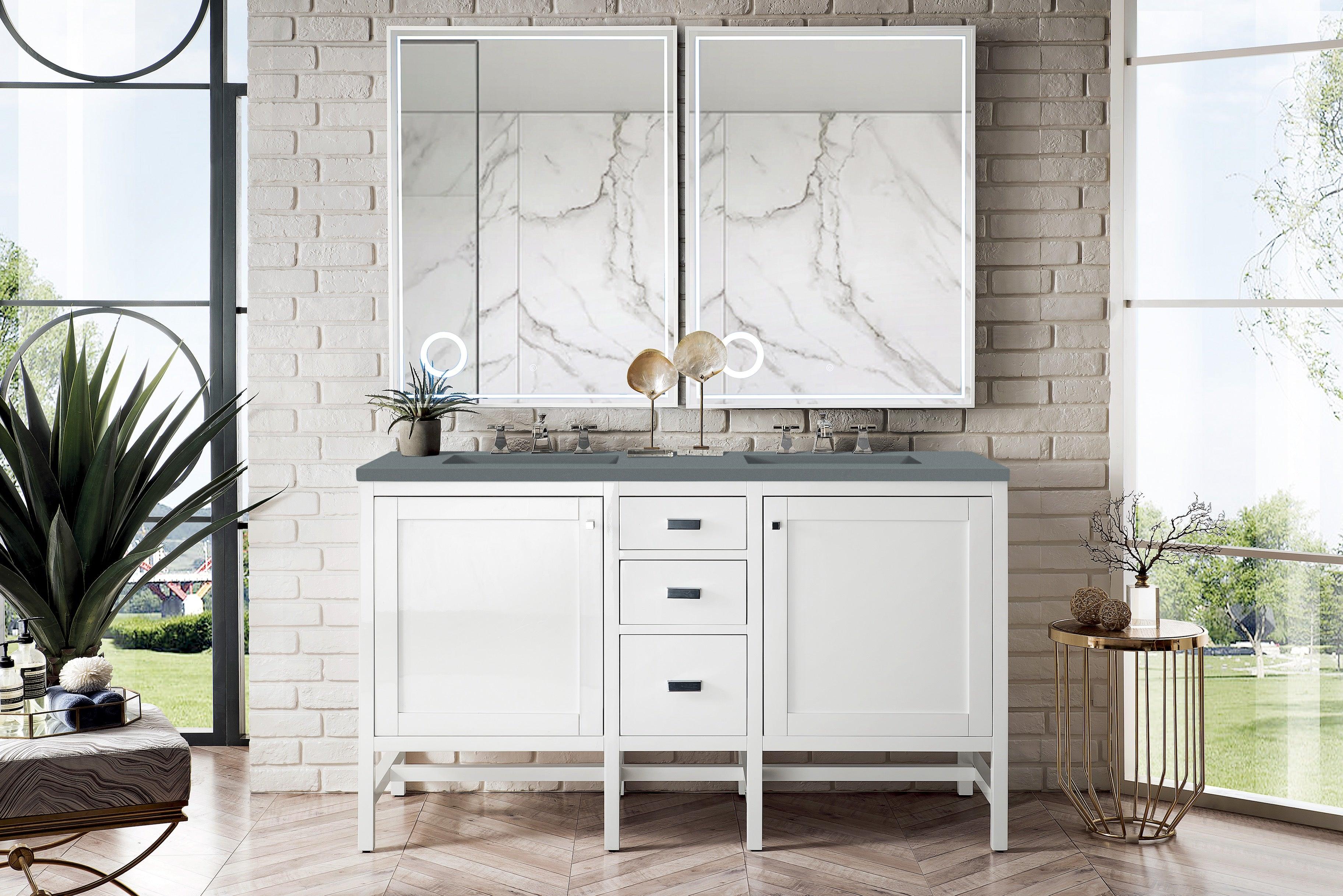 Addison 60" Double Vanity - NJ Artisan Cabinets