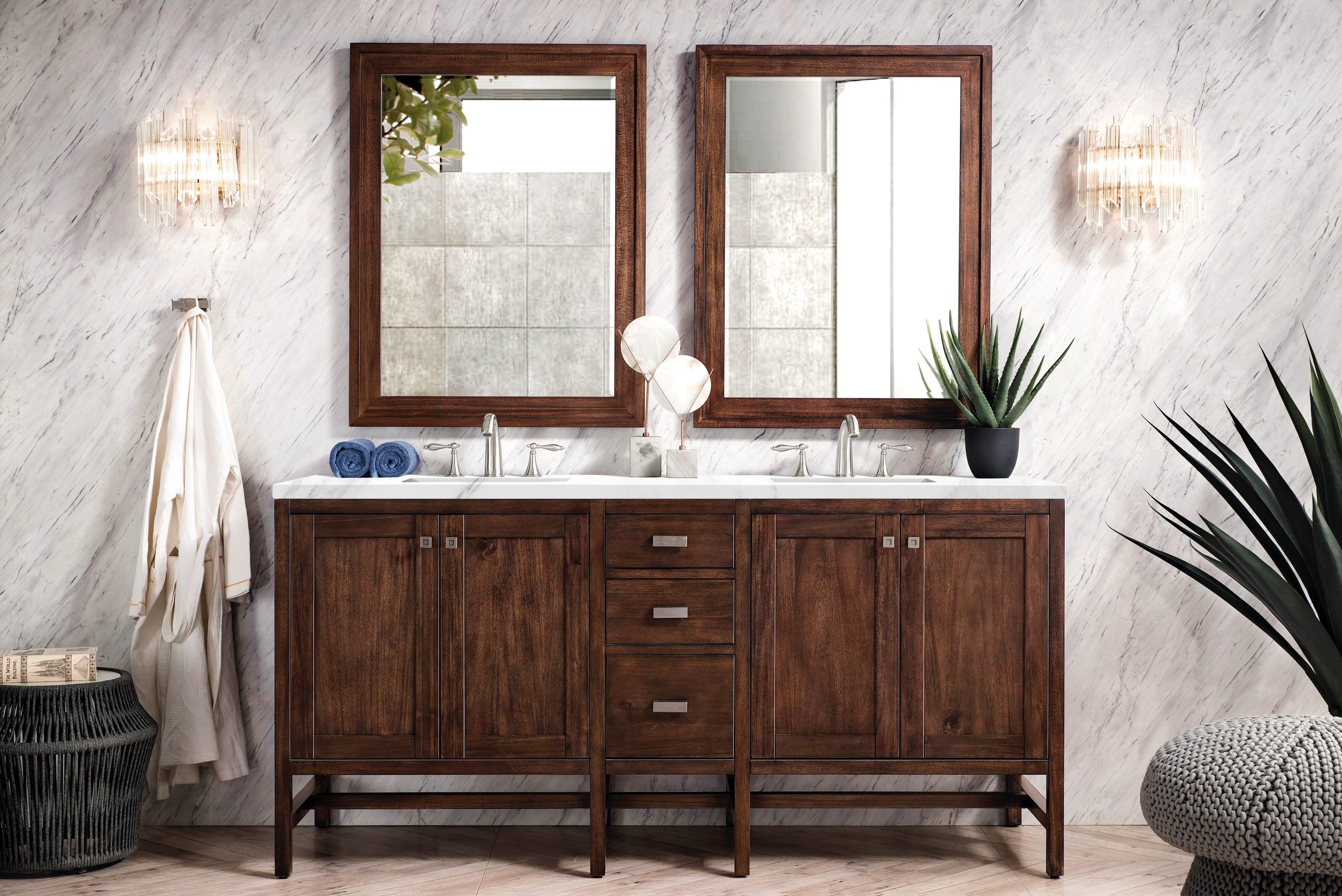 Addison 72" Double Vanity - NJ Artisan Cabinets