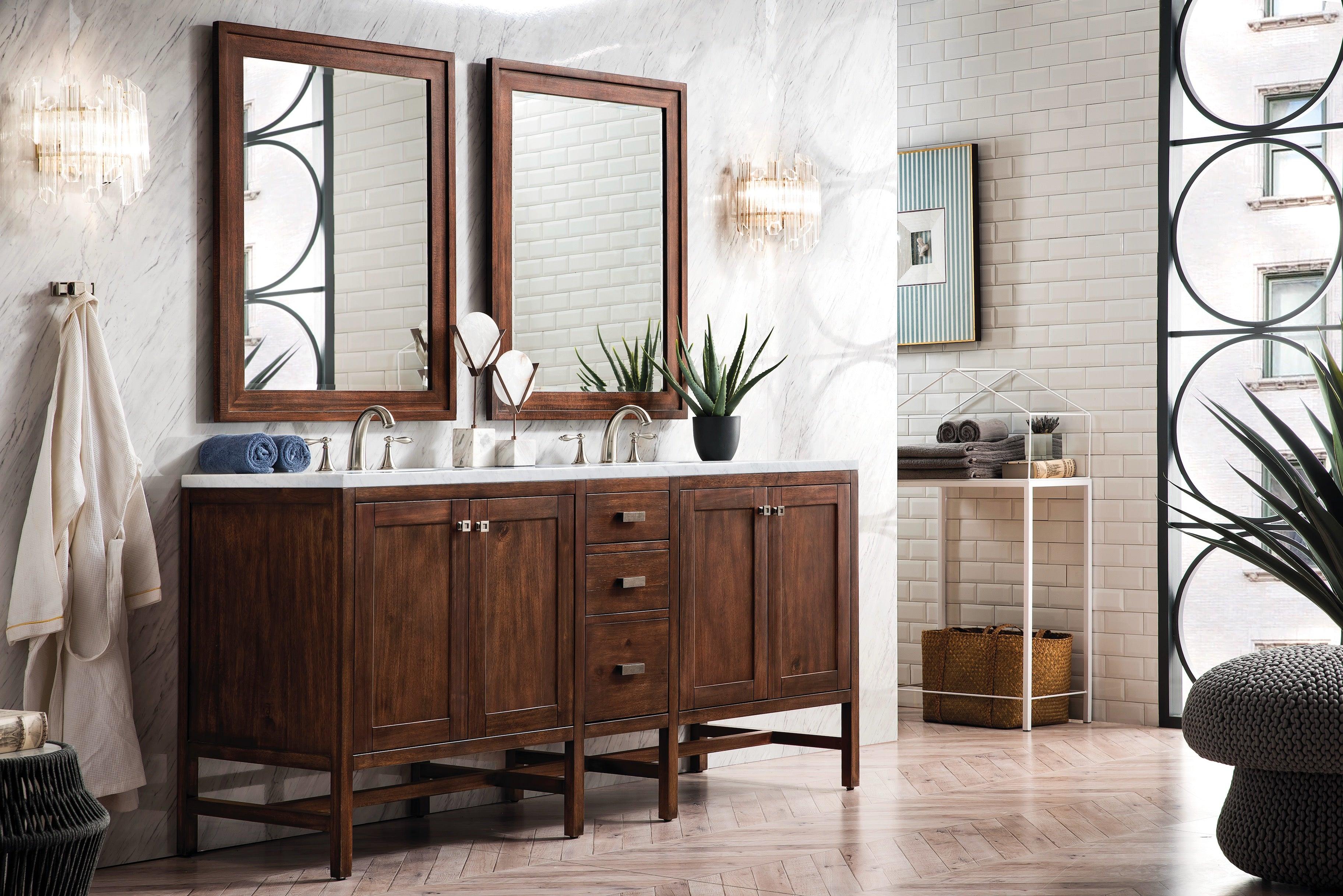 Addison 72" Double Vanity - NJ Artisan Cabinets