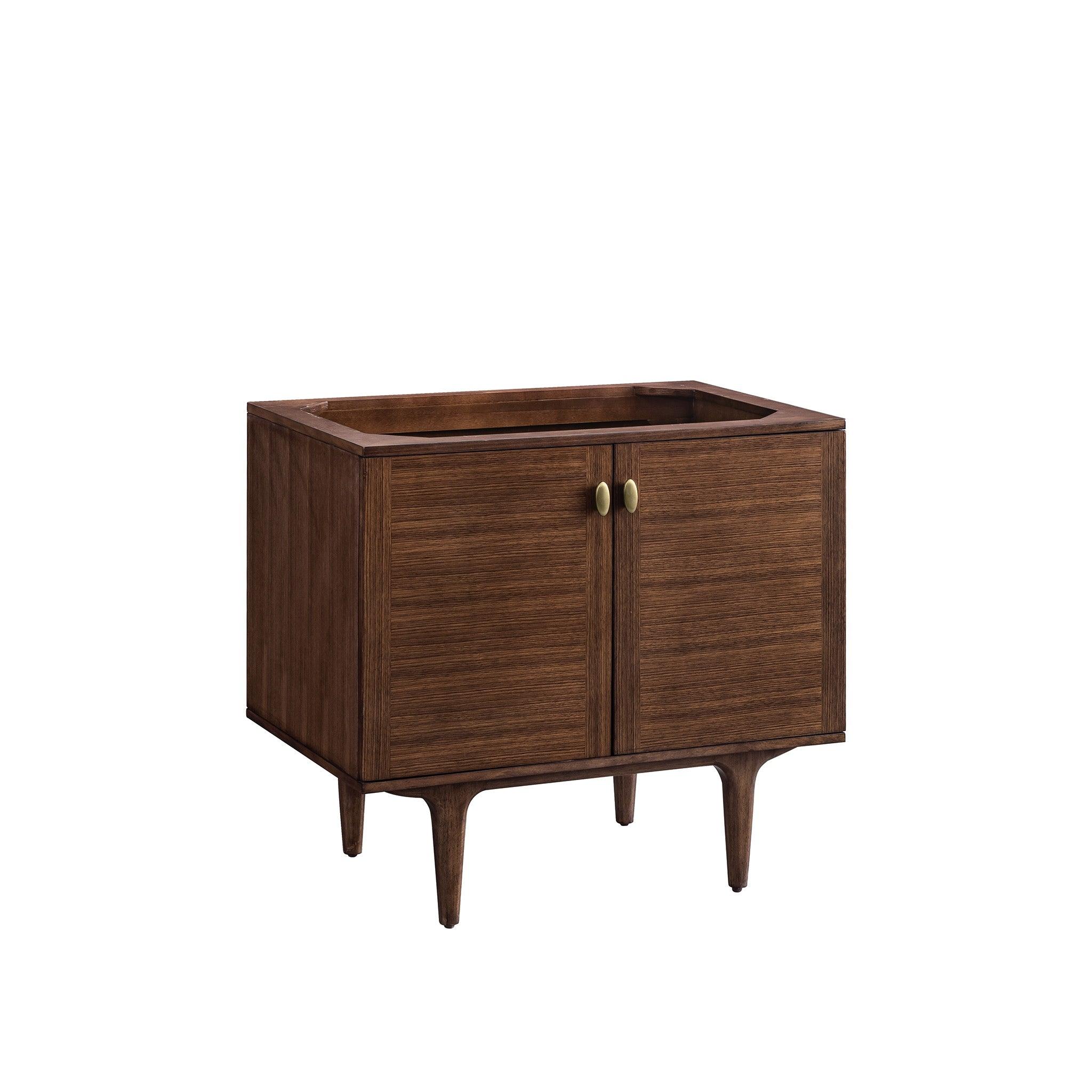 JMV Amberly 30 inch vanity antique walnut freestanding