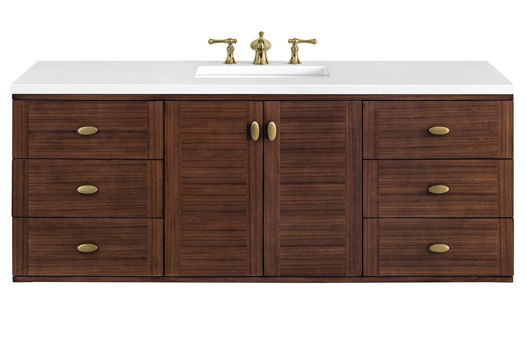 Amberly 60" Single Vanity - NJ Artisan Cabinets