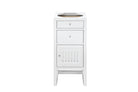 JMV Athens 15 inch cabinet with drawers and door right glossy white 