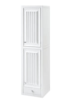 JMV Athens 15 inch tower hutch right glossy white side view