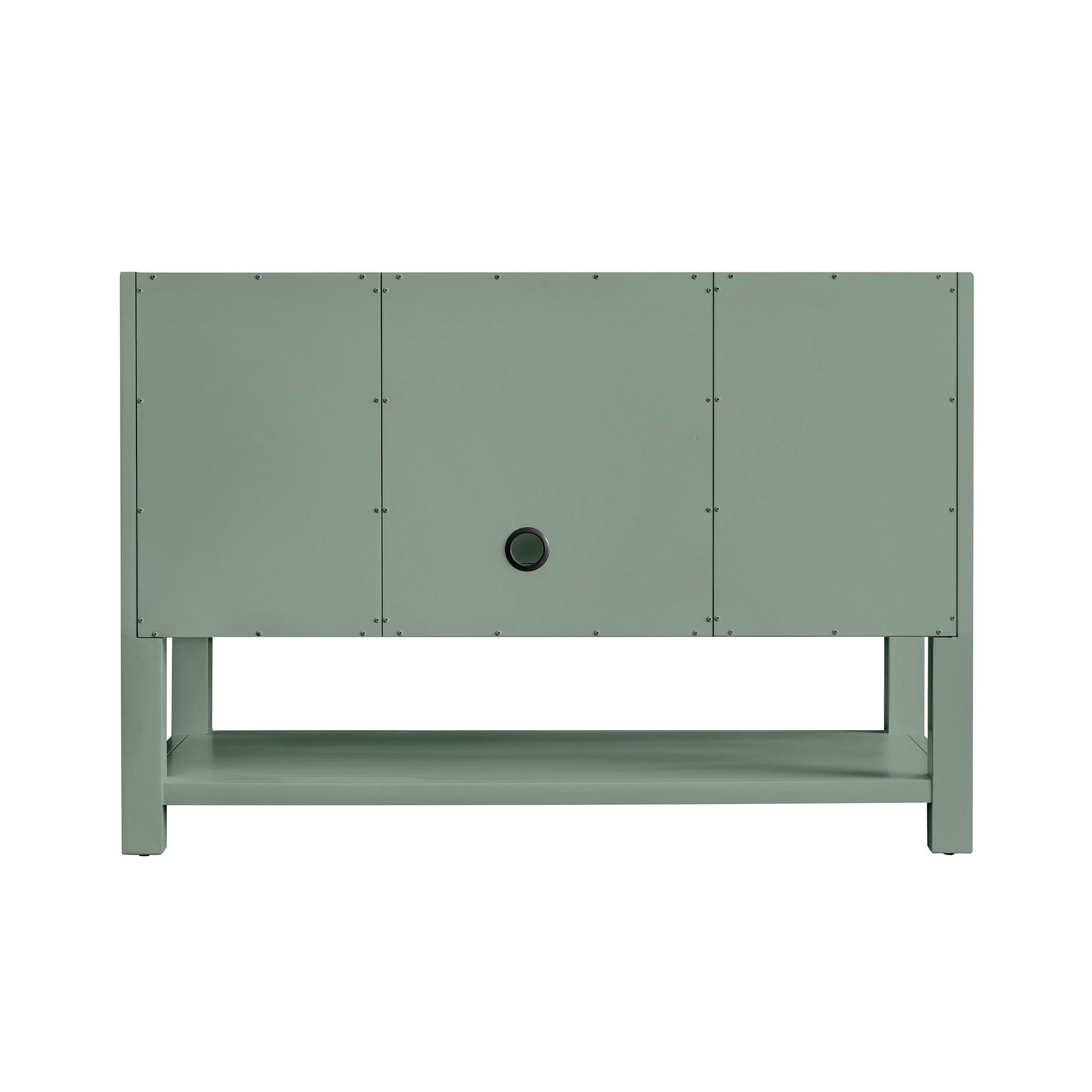 JMV Breckenridge 48 inch vanity smokey celadon back view