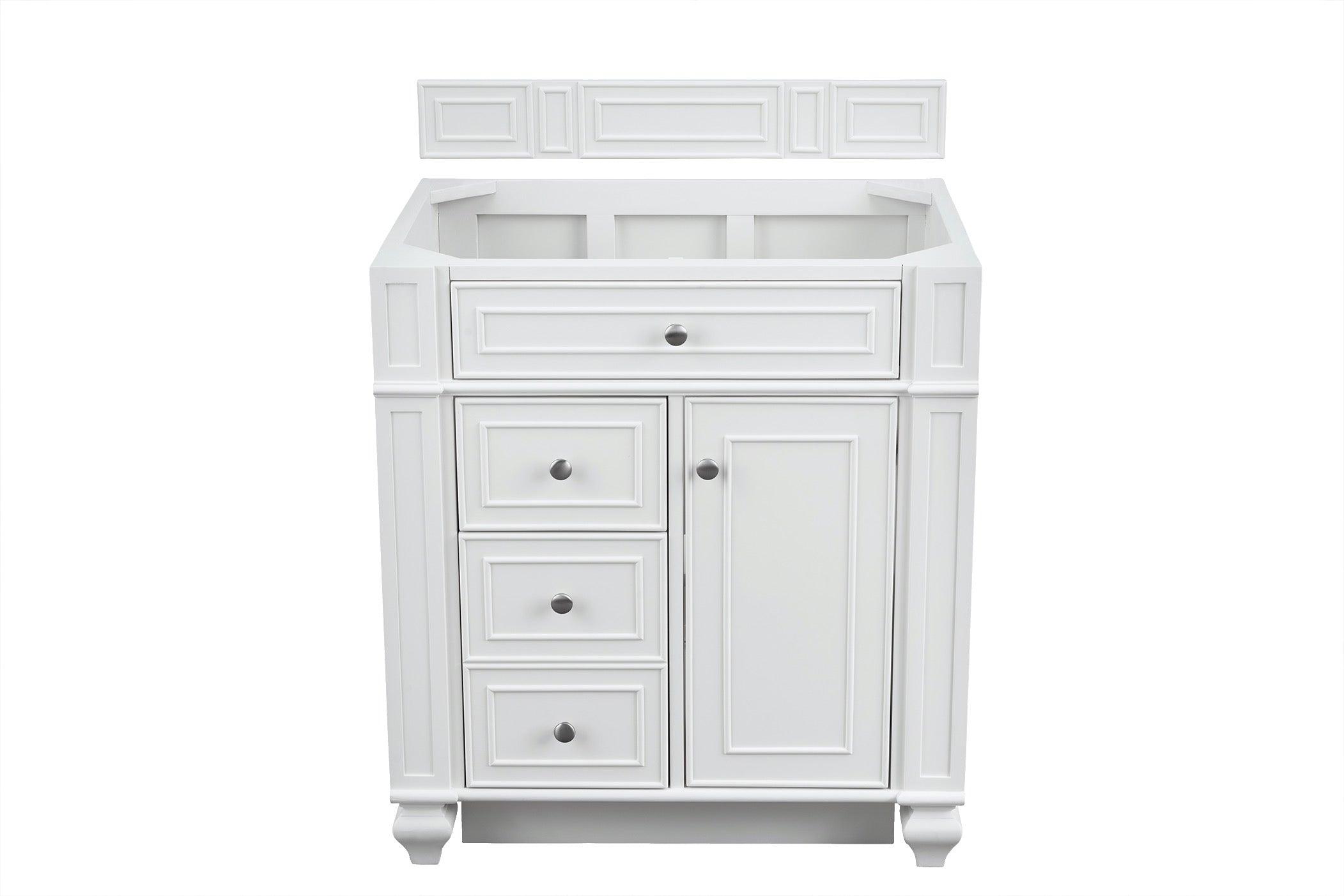 JMV Bristol 30 inch vanity bright white