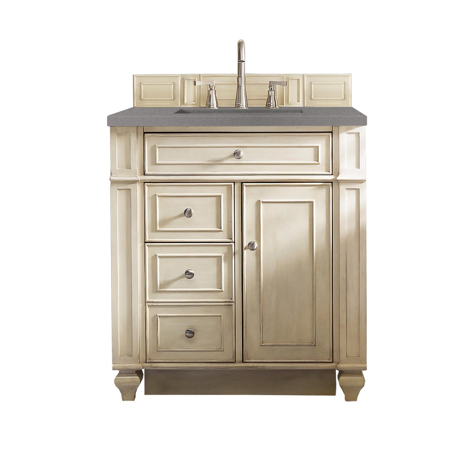 Bristol 30" Single Vanity - NJ Artisan Cabinets