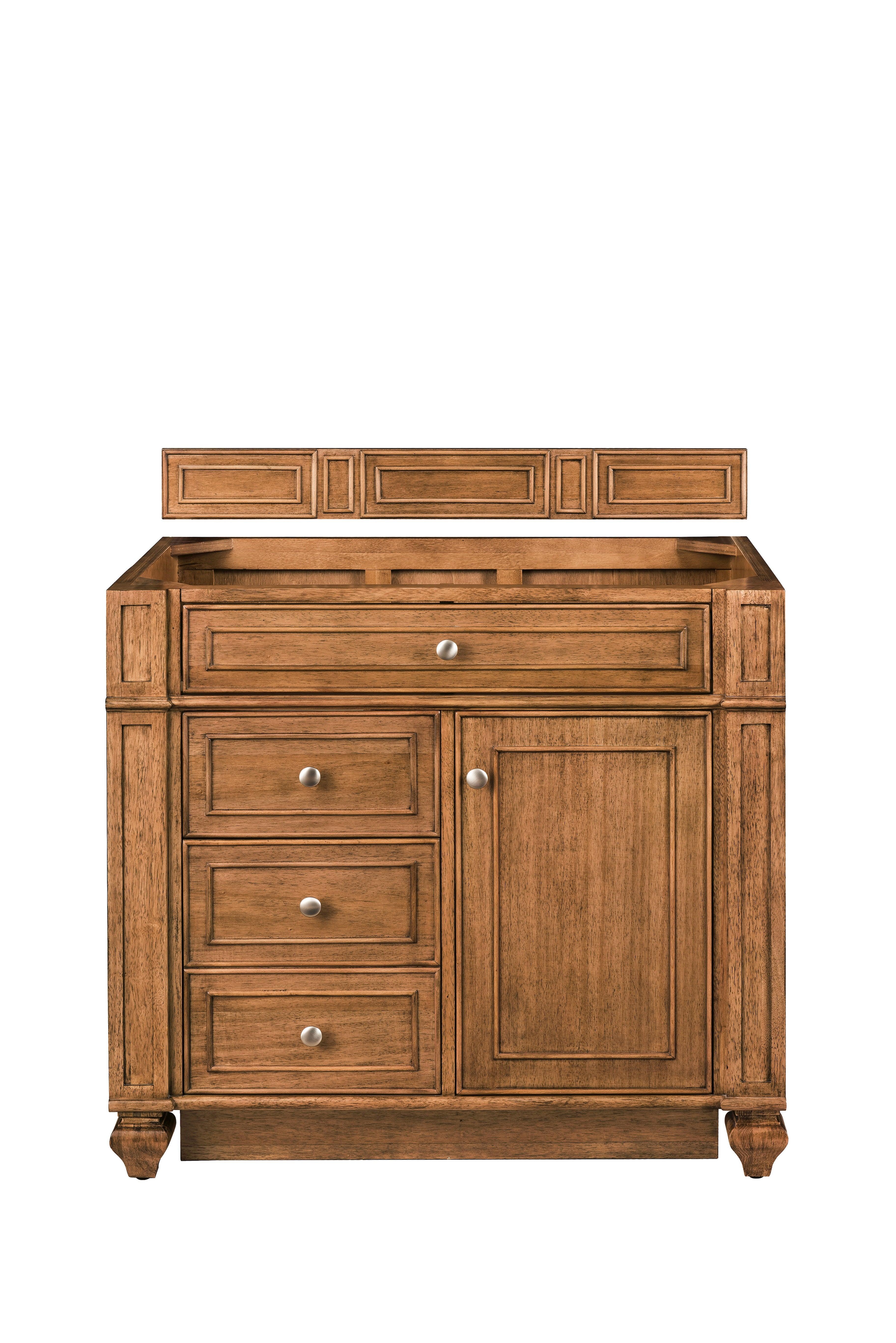 JMV Bristol 36 inch vanity saddle brown