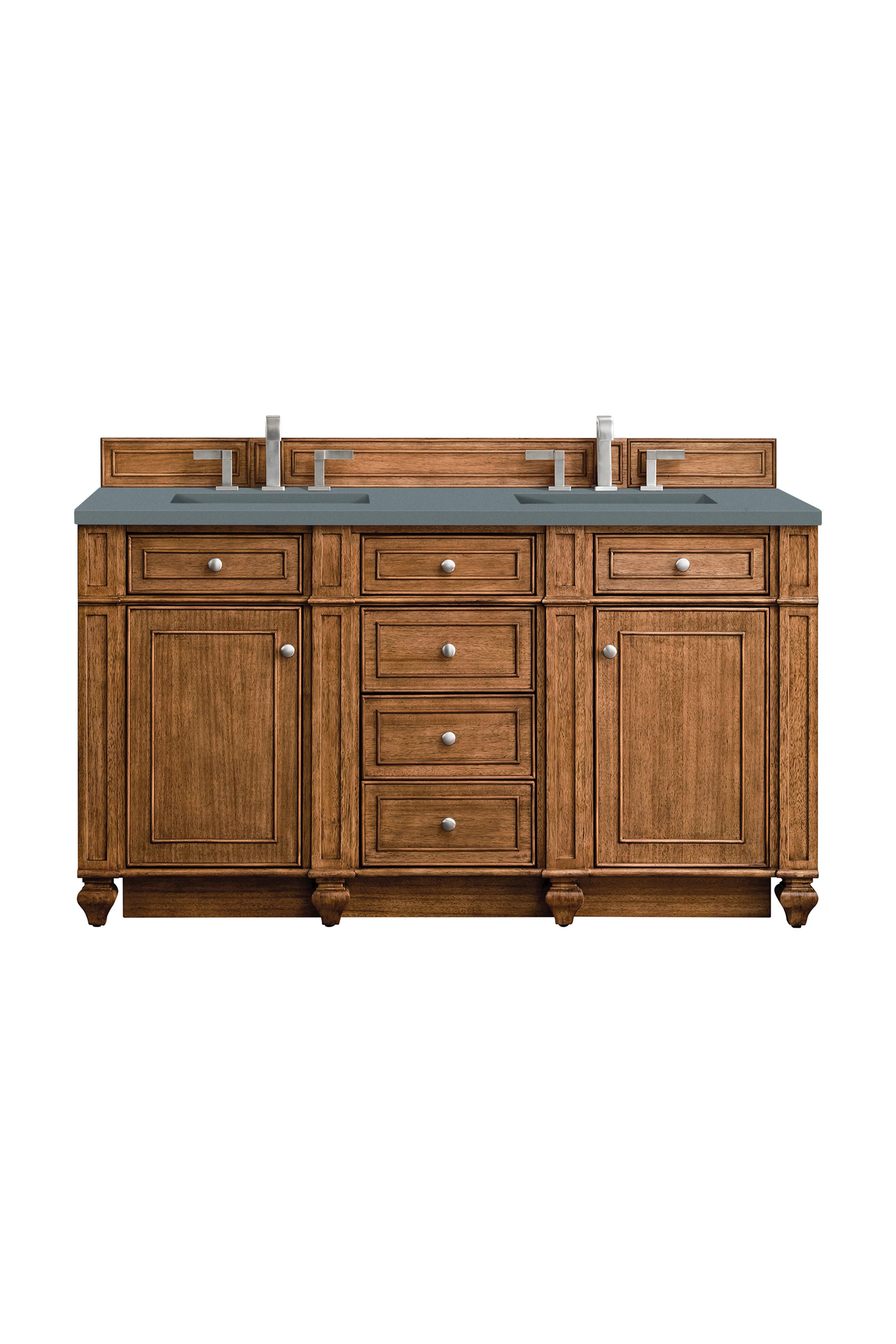 Bristol 60" Double Vanity - NJ Artisan Cabinets