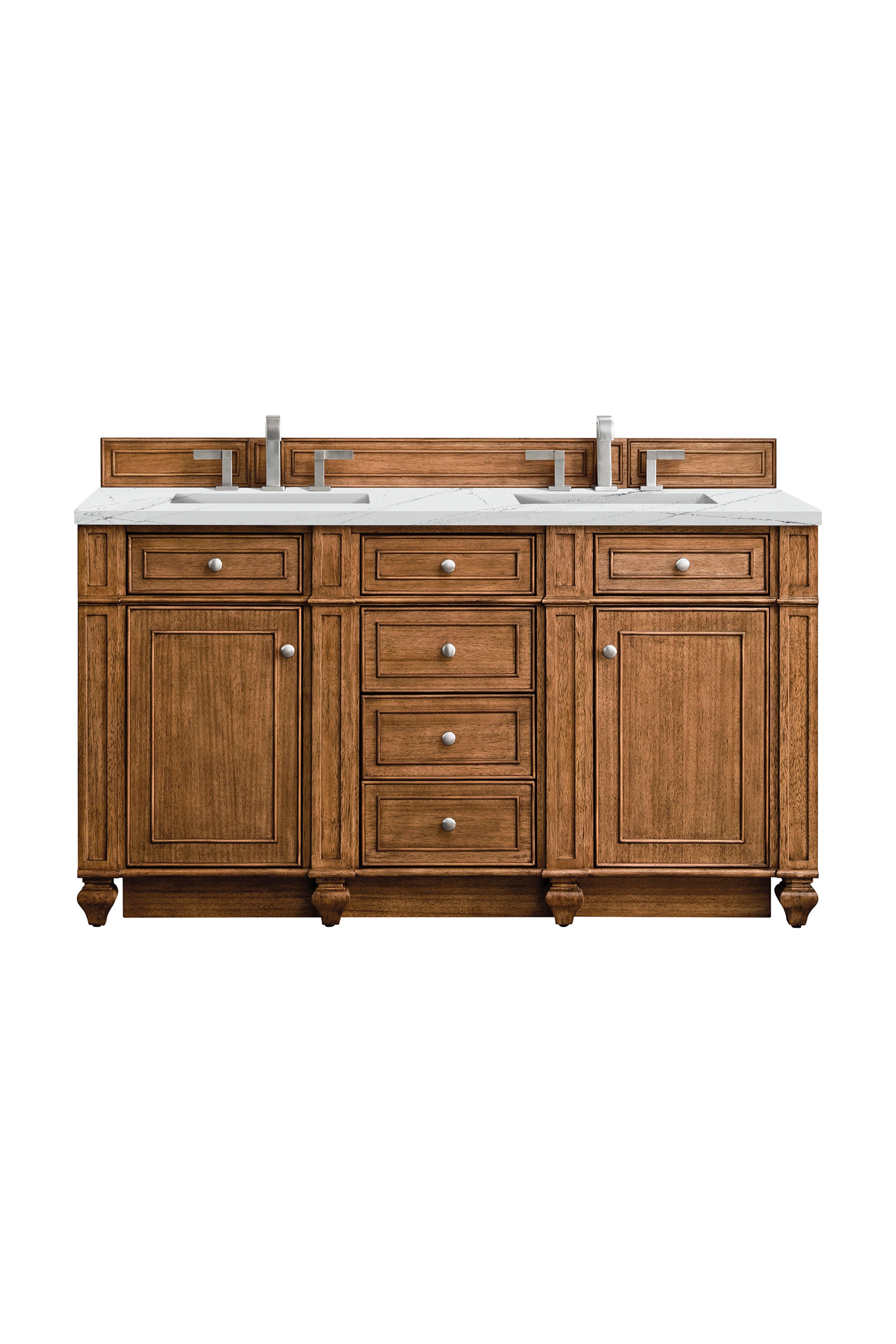 Bristol 60" Double Vanity - NJ Artisan Cabinets