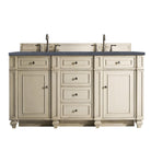 Bristol 60" Double Vanity - NJ Artisan Cabinets