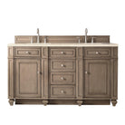 Bristol 60" Double Vanity - NJ Artisan Cabinets