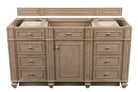 JMV Bristol 60 inch vanity whitewashed walnut