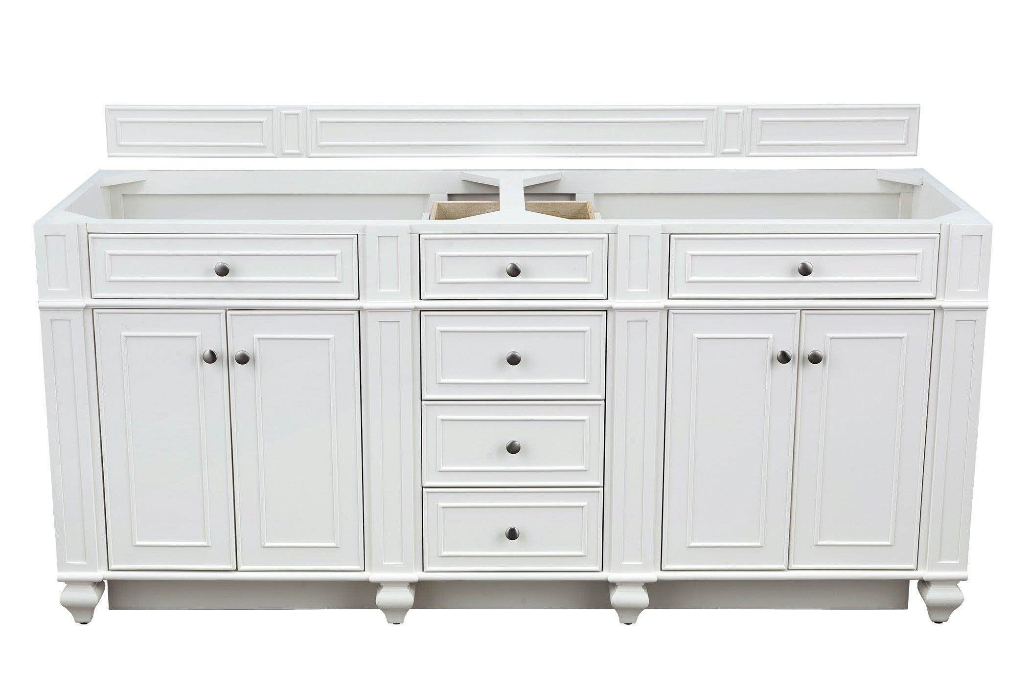 JMV Bristol 72 inch vanity bright white