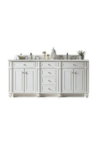 Bristol 72" Double Vanity - NJ Artisan Cabinets