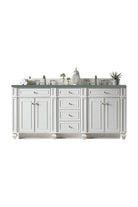 Bristol 72" Double Vanity - NJ Artisan Cabinets