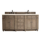 Bristol 72" Double Vanity - NJ Artisan Cabinets