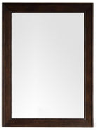 JMV Bristol 29 inch rectangular mirror burnished mahogany