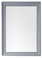 JMV Bristol 29 inch rectangular mirror silver gray