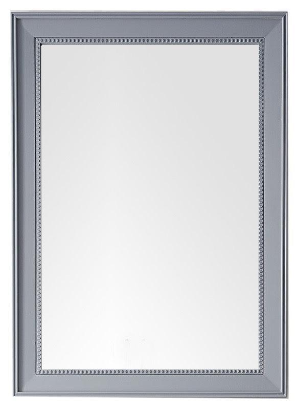 JMV Bristol 29 inch rectangular mirror silver gray