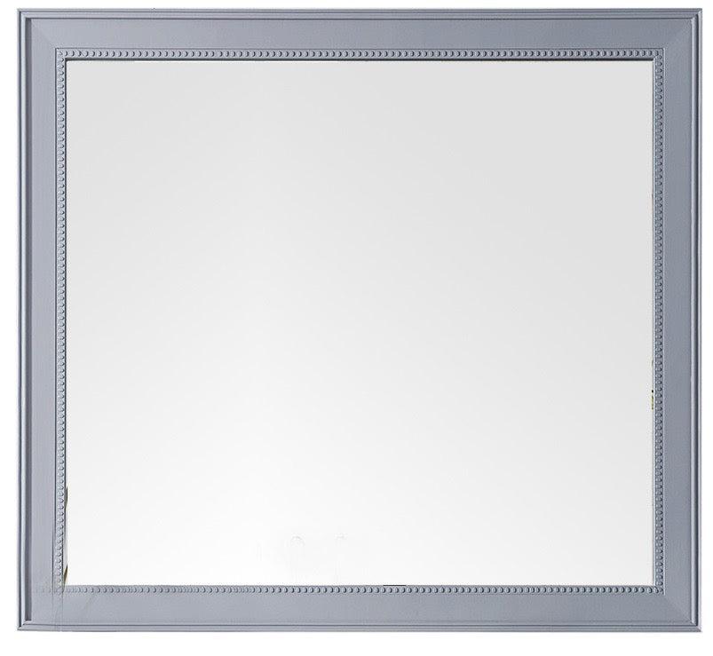 JMV Bristol 44 inch rectangular mirror silver gray