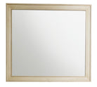 JMV Bristol 44 inch rectangular mirror vintage vanilla