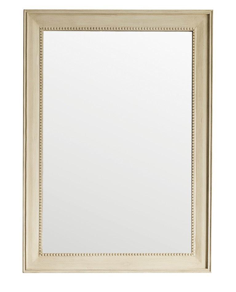 JMV Bristol 29 inch rectangular mirror vintage vanilla