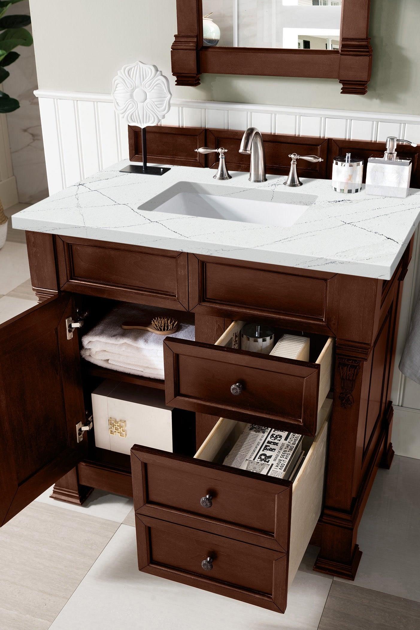 Brookfield 36" Single Vanity - NJ Artisan Cabinets