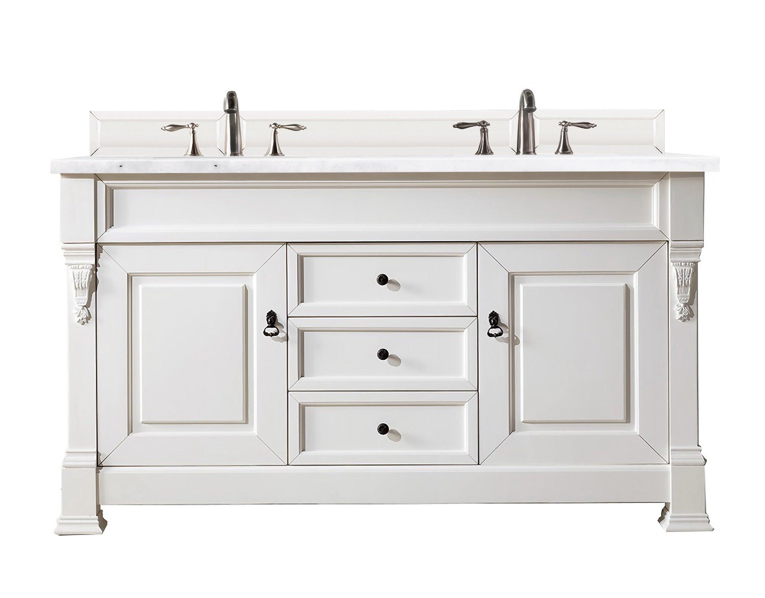 Brookfield 60" Double Vanity - NJ Artisan Cabinets