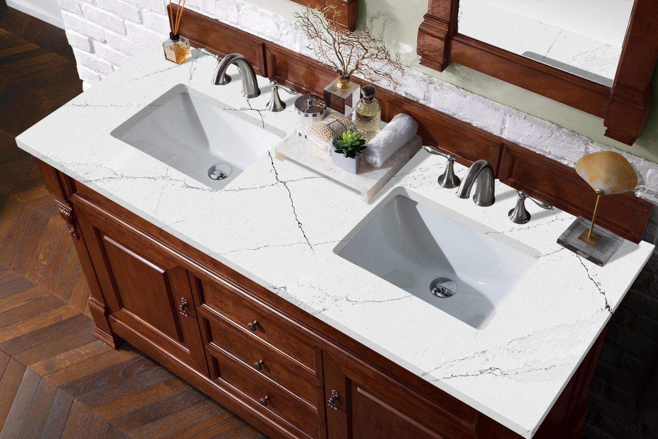 Brookfield 60" Double Vanity - NJ Artisan Cabinets