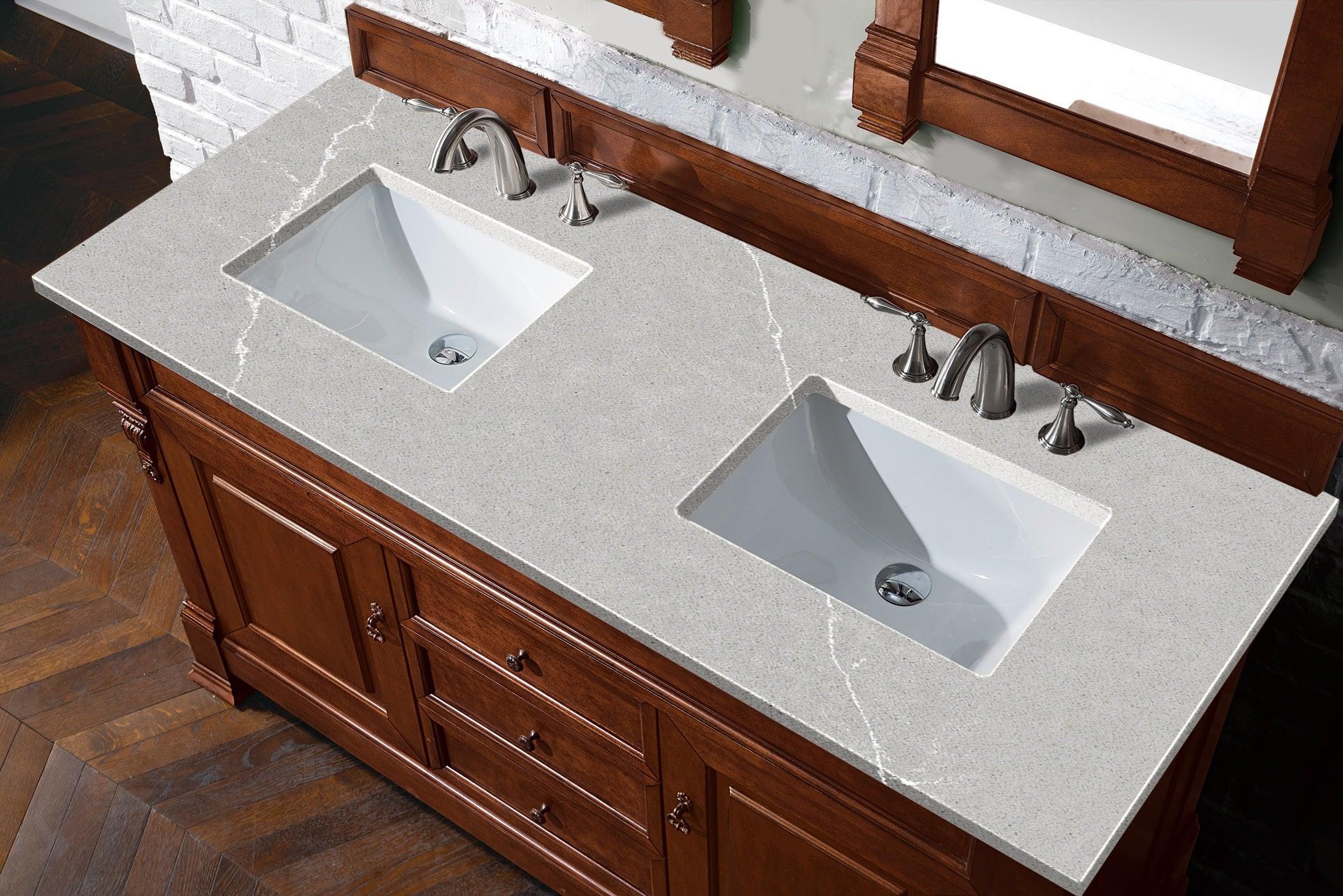 Brookfield 60" Double Vanity - NJ Artisan Cabinets