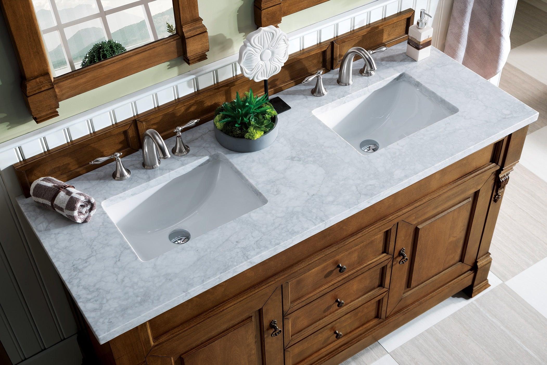 Brookfield 60" Double Vanity - NJ Artisan Cabinets