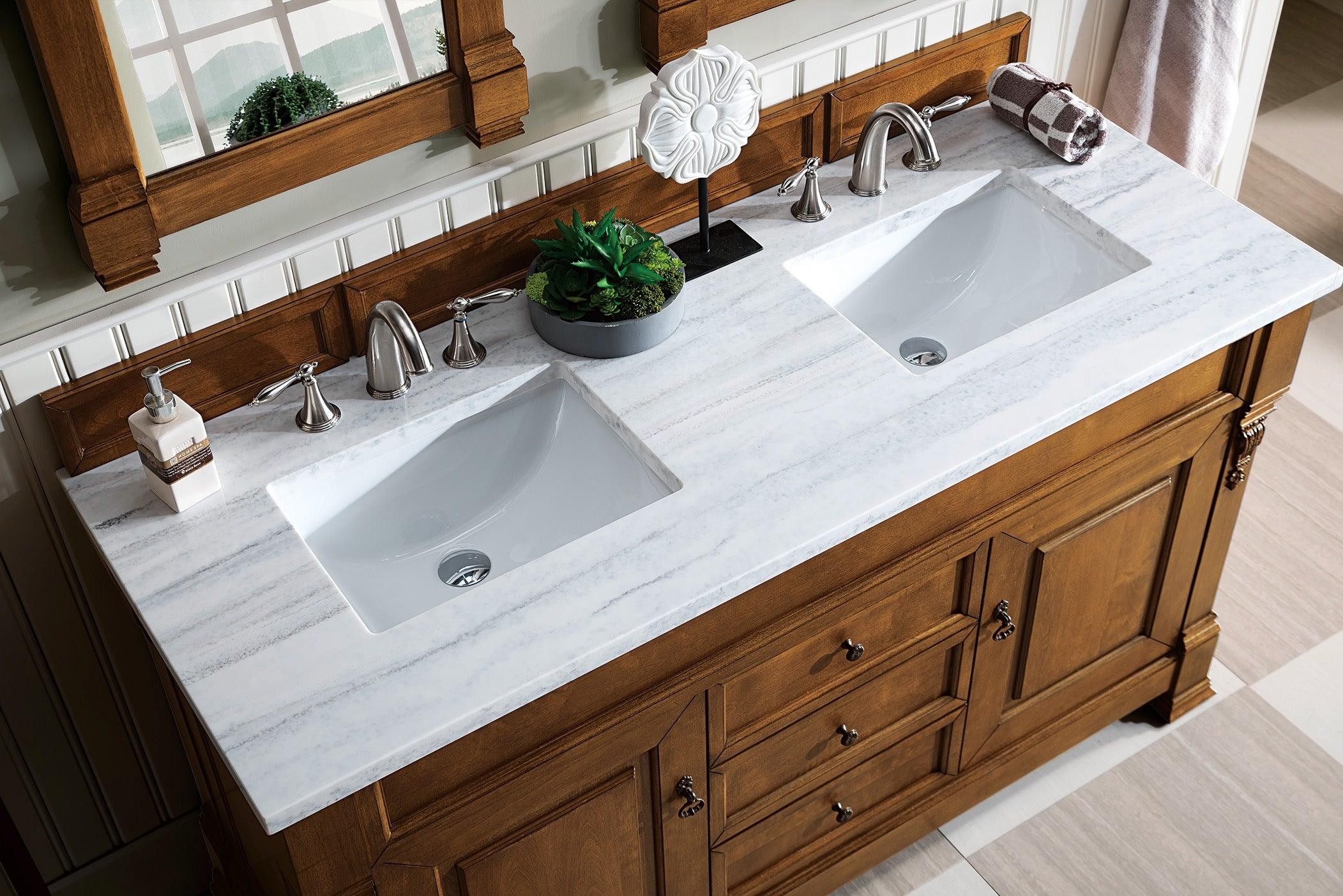 Brookfield 60" Double Vanity - NJ Artisan Cabinets