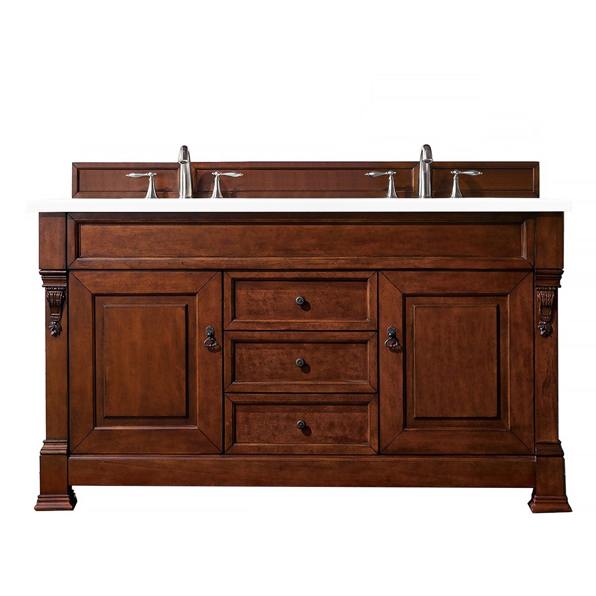 Brookfield 60" Double Vanity - NJ Artisan Cabinets