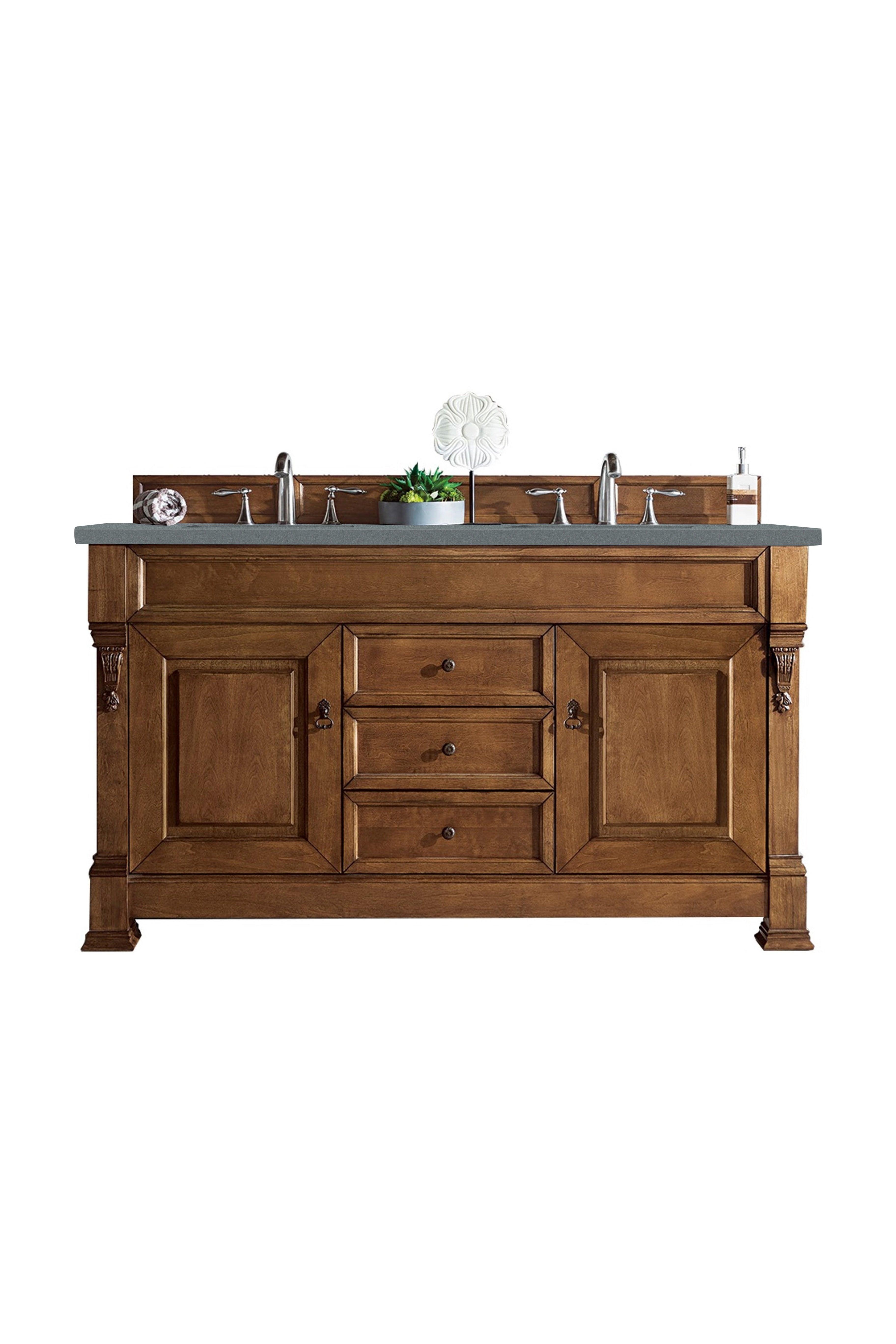 Brookfield 60" Double Vanity - NJ Artisan Cabinets