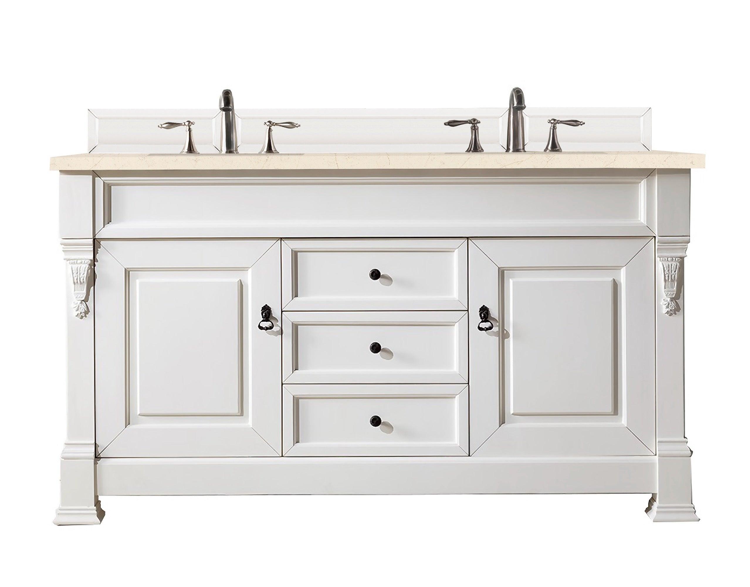 Brookfield 60" Double Vanity - NJ Artisan Cabinets