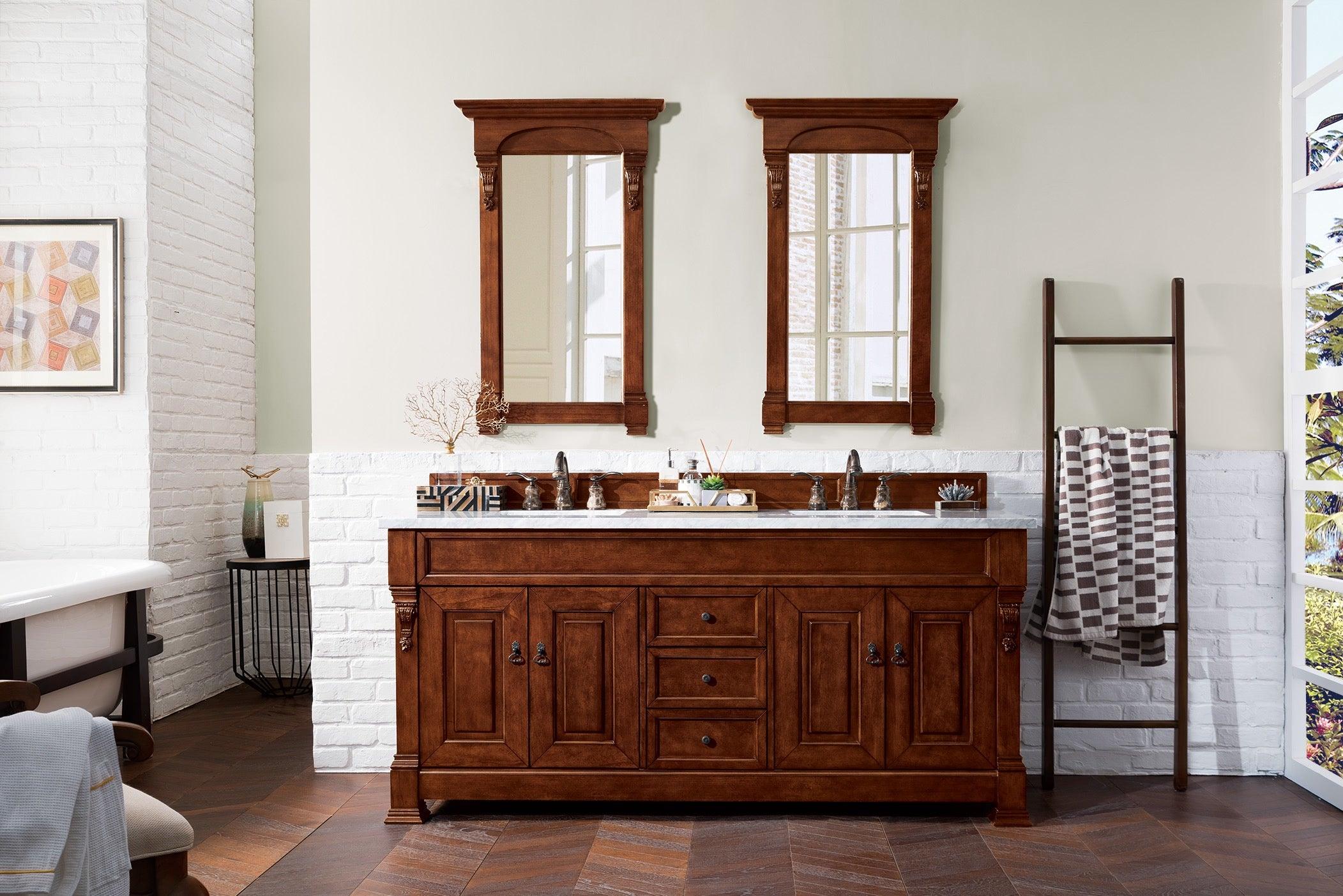 Brookfield 72" Double Vanity - NJ Artisan Cabinets