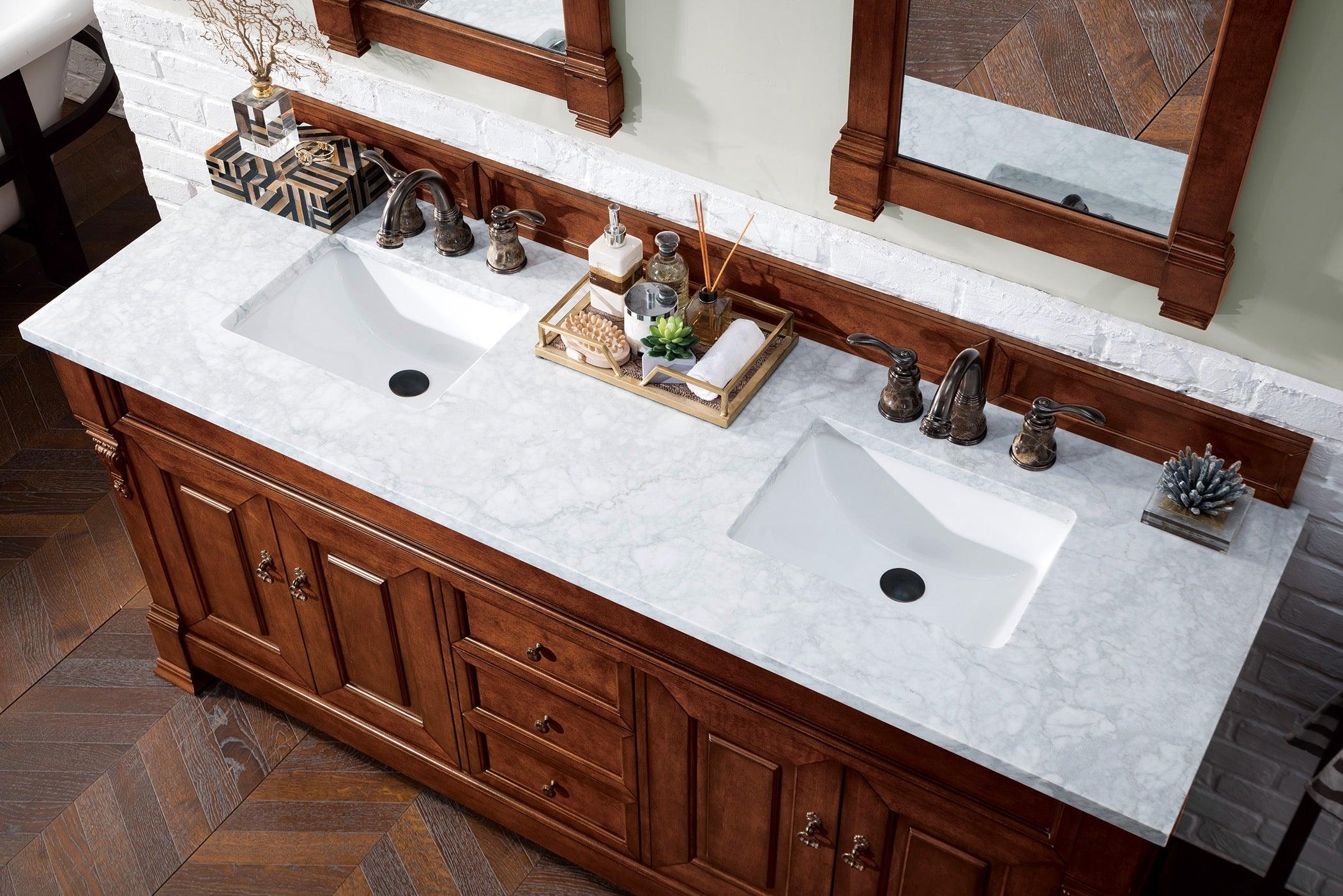 Brookfield 72" Double Vanity - NJ Artisan Cabinets