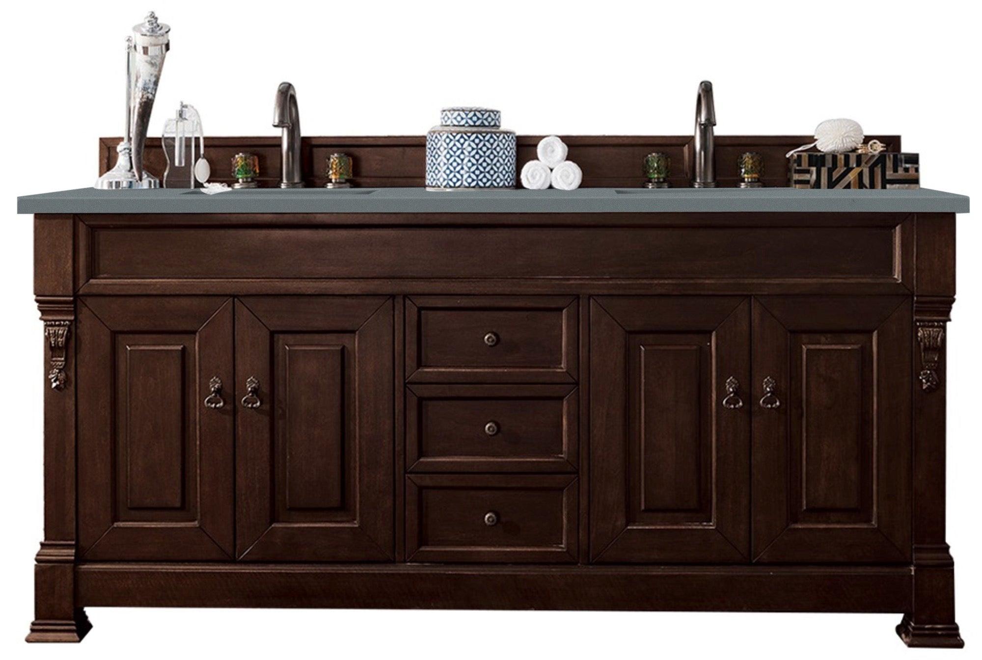 Brookfield 72" Double Vanity - NJ Artisan Cabinets