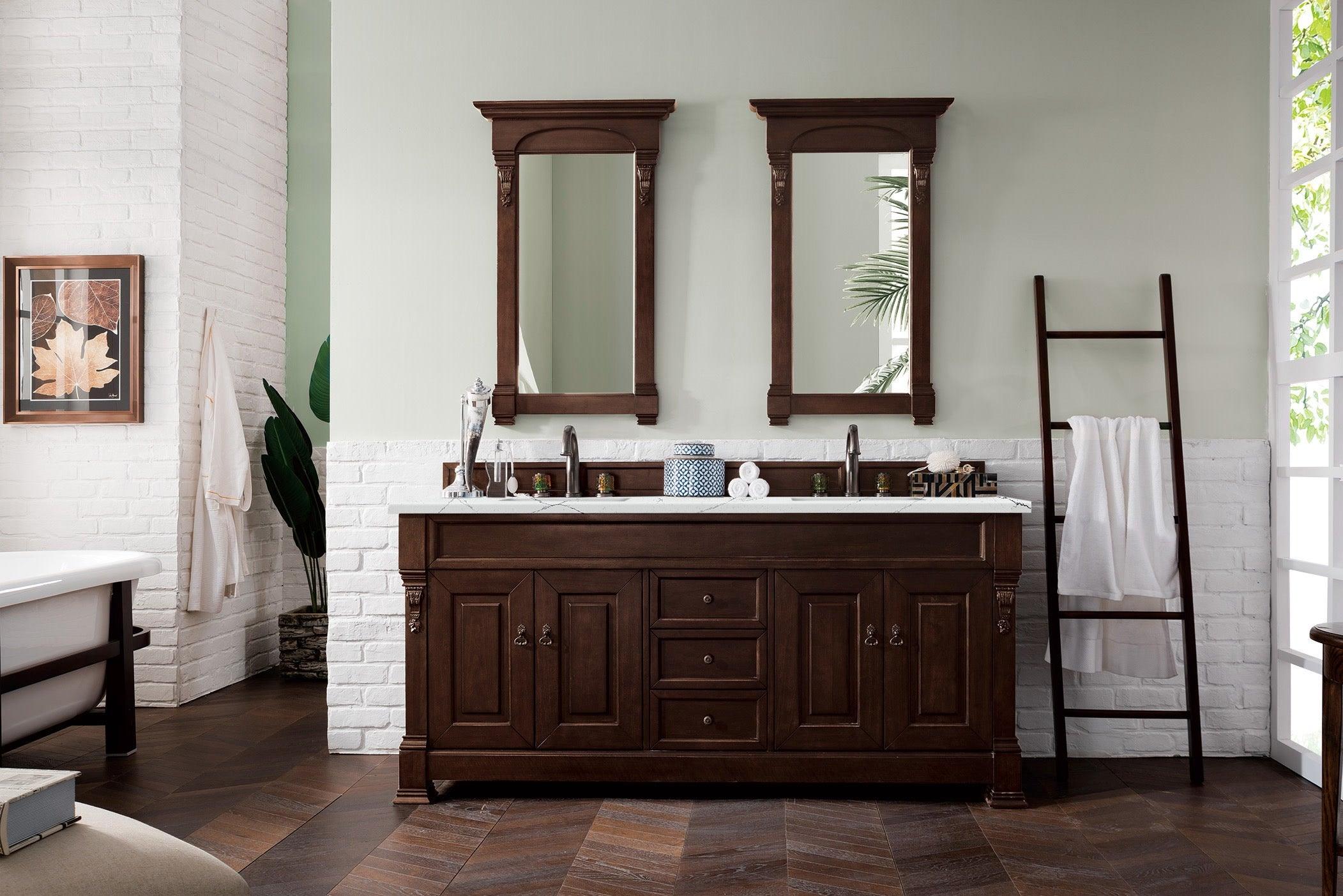 Brookfield 72" Double Vanity - NJ Artisan Cabinets