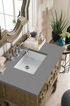 JMV Castilian 36 inch vanity empire gray with gray expo quartz countertop 