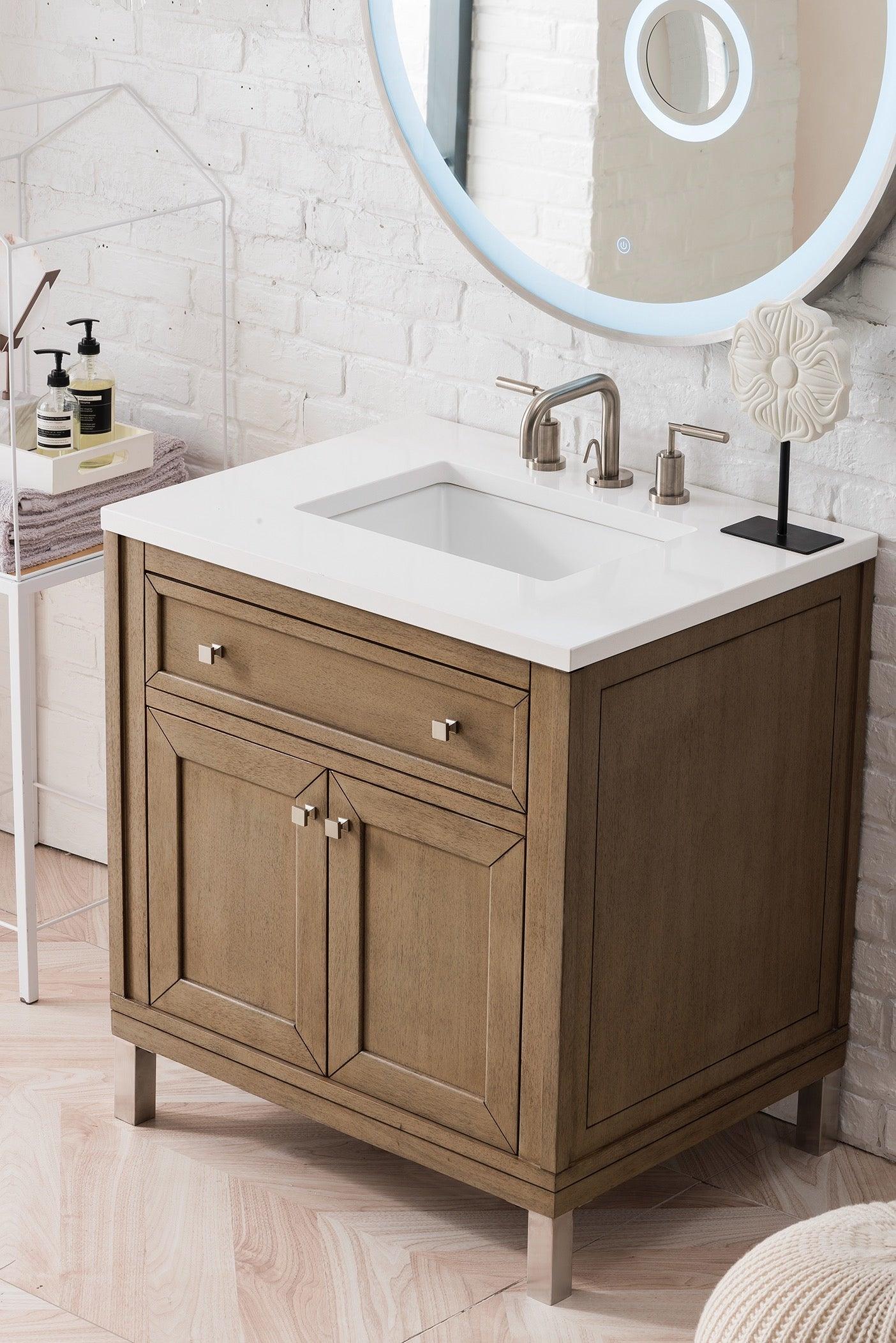 Chicago 30" Single Vanity - NJ Artisan Cabinets