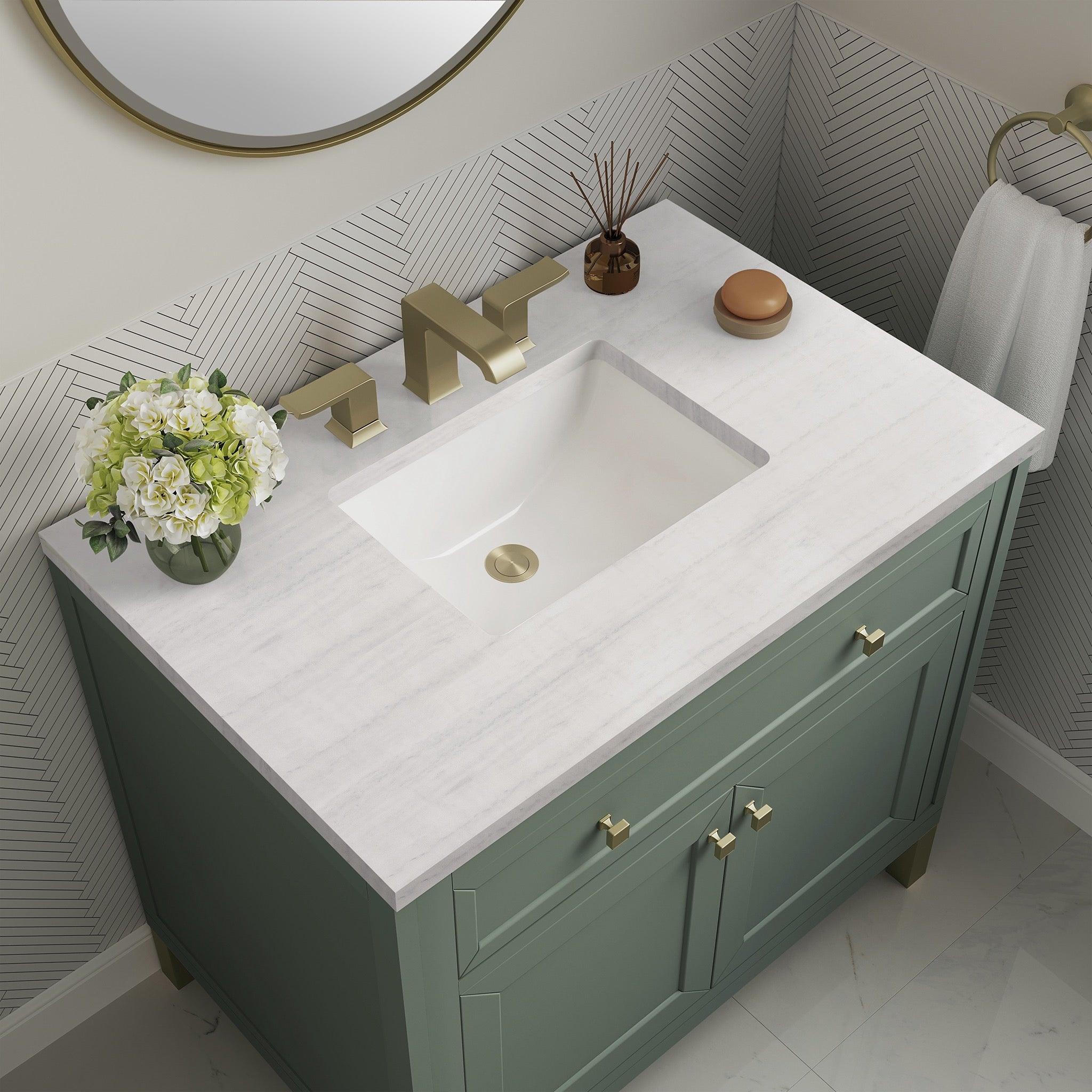 Chicago 36" Single Vanity - NJ Artisan Cabinets