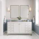 Chicago 60" Double Vanity - NJ Artisan Cabinets