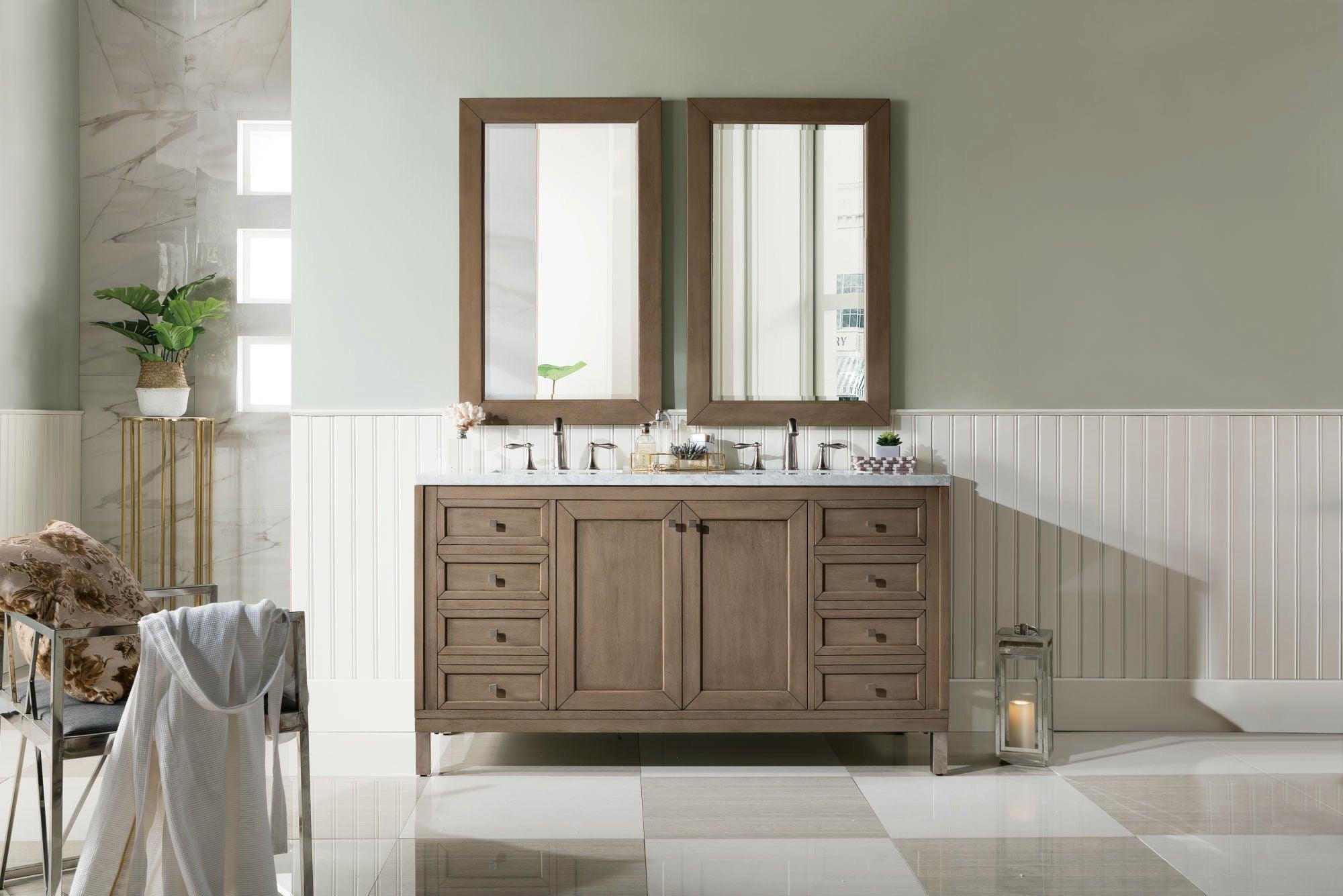 Chicago 60" Double Vanity - NJ Artisan Cabinets