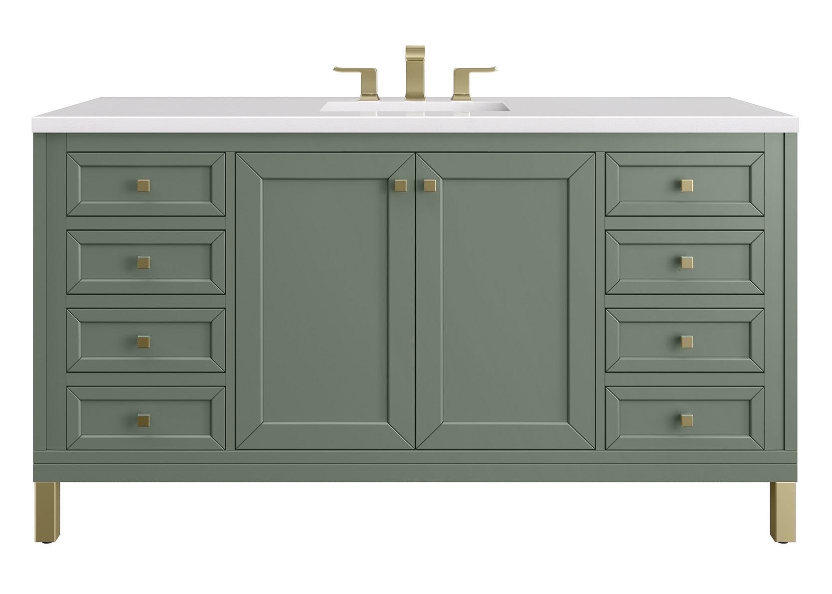 Chicago 60" Single Vanity - NJ Artisan Cabinets