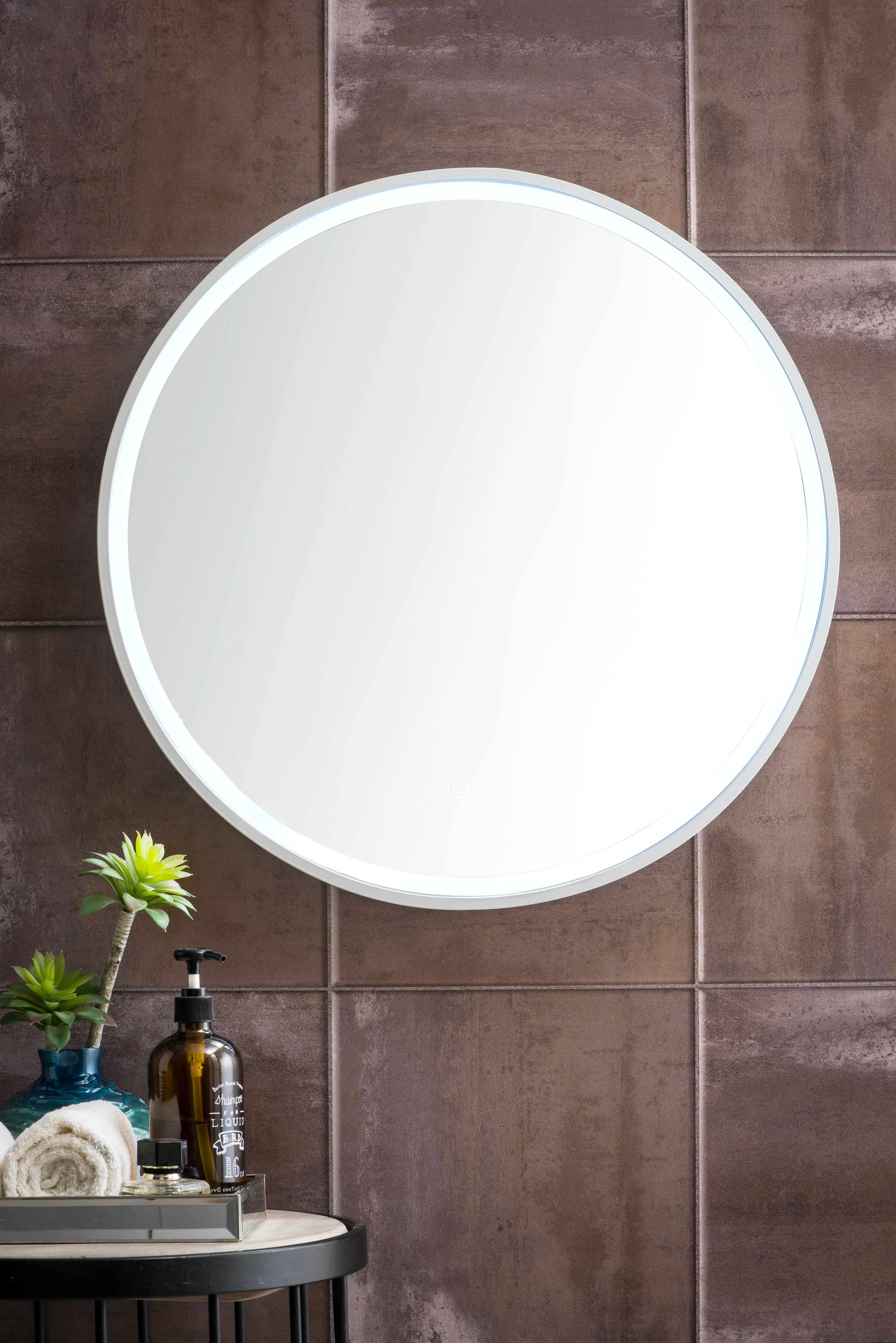 JMV Cirque 24 inch mirror glossy white