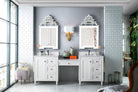 Copper Cove Encore 86" Double Vanity Set (with Makeup Table) - NJ Artisan Cabinets