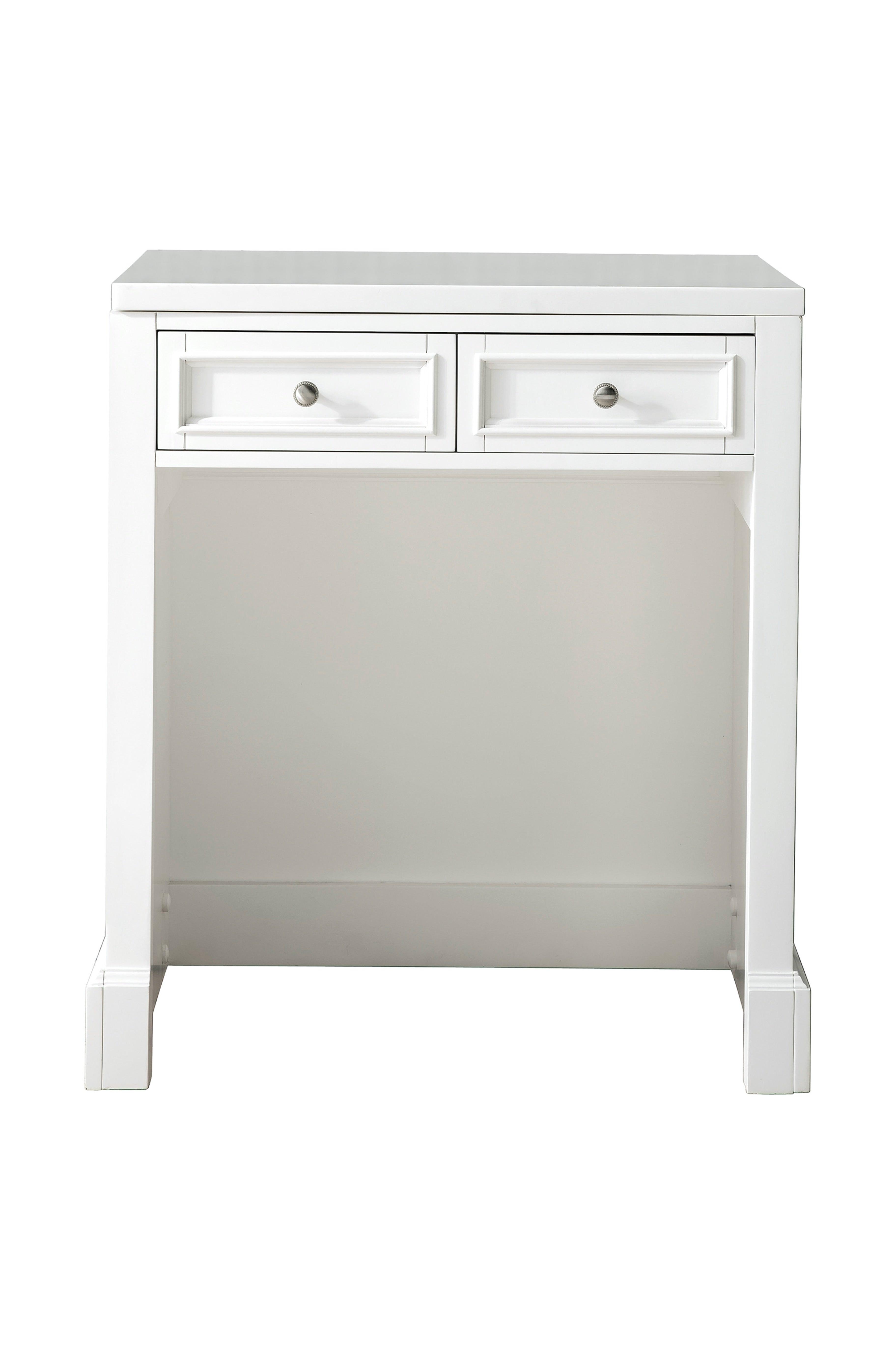 De Soto 30" Countertop Unit (makeup counter) - NJ Artisan Cabinets