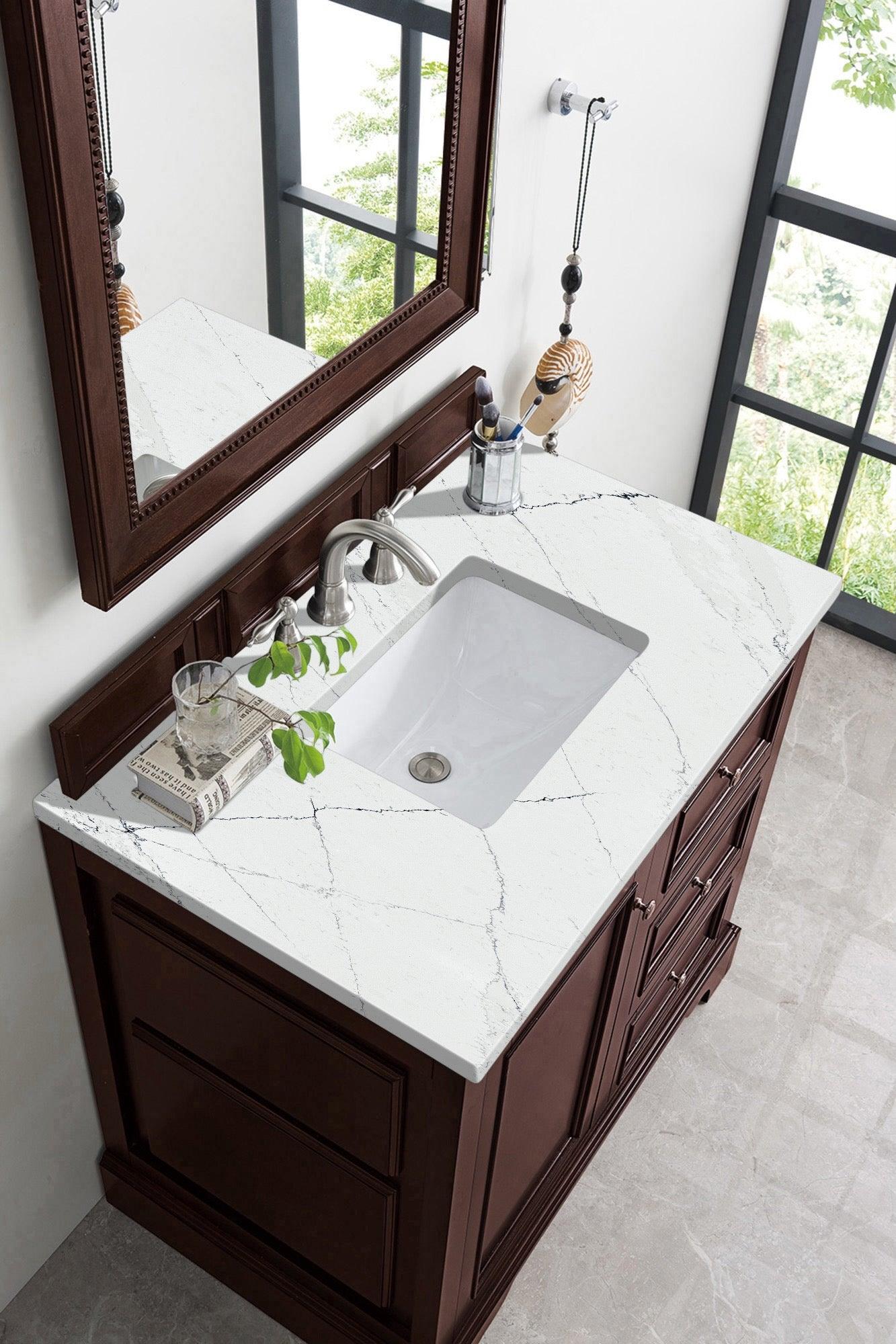 De Soto 36" Single Vanity - NJ Artisan Cabinets