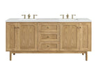 Laurent 72" Double Vanity - NJ Artisan Cabinets